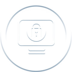Poster - Vector icon of security logo