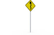 Winding road warning sign