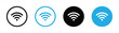 © Vriezel - wireless and wifi icon set. internet icon symbol sign collection, vector illustration
