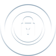 Poster - Vector icon of security logo