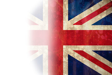 Half Great britain flag