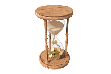 Sticker - Egg timer with sand and coins