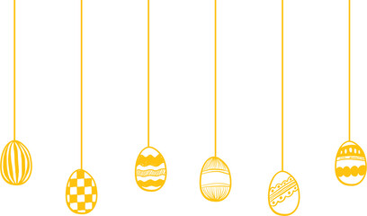 Illustration image of yellow hanging decoration