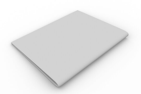 Digitally composite image of blank document