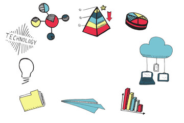 Poster - composite image of statistics icons