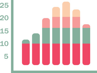 Poster - business graph and chart