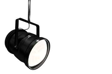 Aufkleber - Stage light against white background