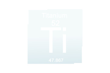 Aufkleber - Titanium symbol