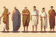 A group of people wearing robes Generative AI