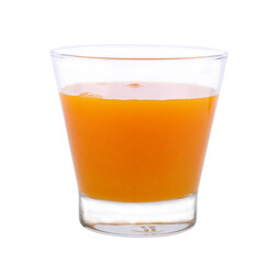 Wall Mural - Orange juice in glass transparent png