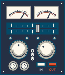Poster - Control panel element for spacecraft or station