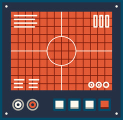 Poster - Control panel element for spacecraft or station