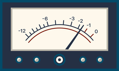 Poster - Control panel, console device dashboard, radar