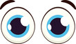 © Vector Tradition - Amazed or surprised cartoon comic eyes expression
