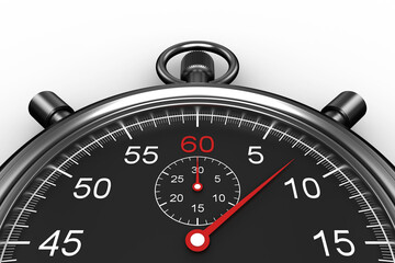 Aufkleber - Cropped image of stopwatch