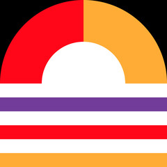 Poster - Bauhaus element, business presentation pattern
