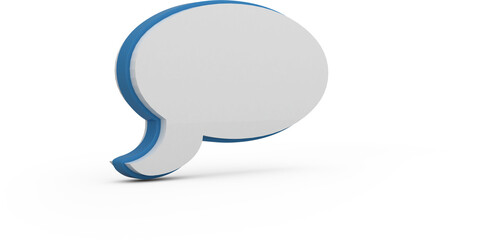 Poster - Speech bubble symbol