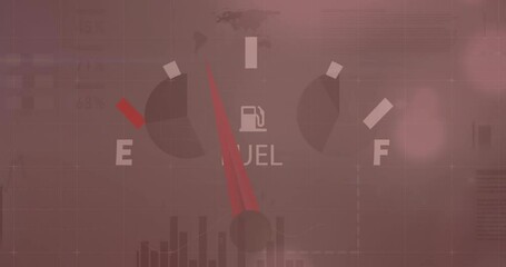 Poster - Animation of fuel gauge data processing and statistics