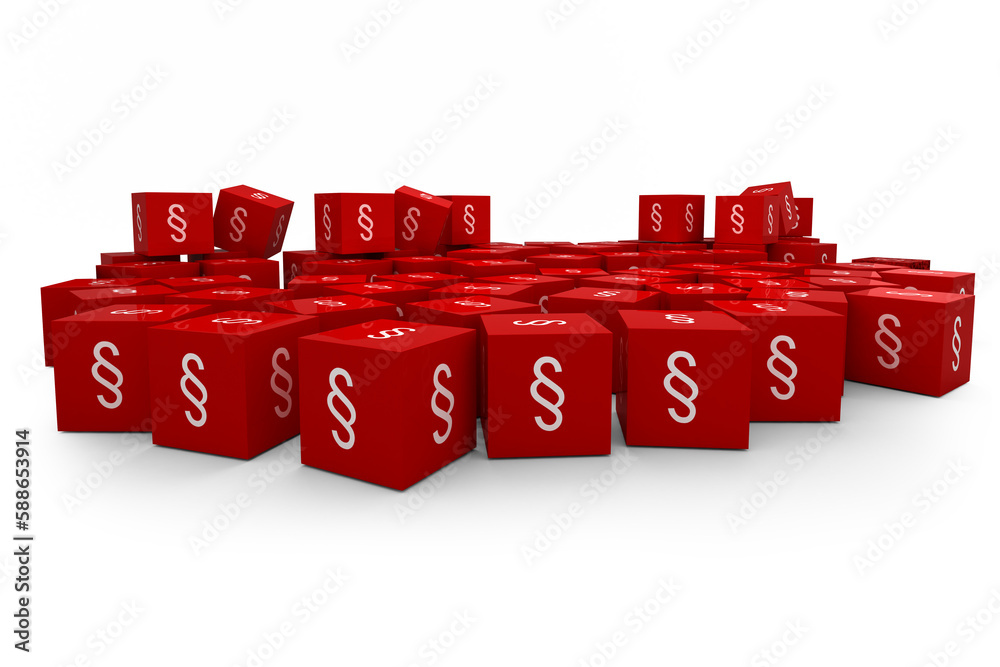 Vector icon of section symbol