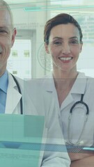Poster - Animation of diverse doctors over data processing