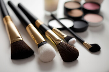 Accessories and makeup and beauty kit used worldwide. Make-up or make-up, make-up consists of applying products with a cosmetic effect, beautifying or disguising self-esteem.