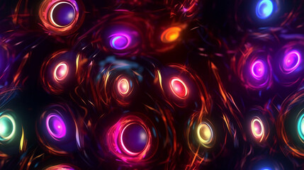 Wall Mural - **TILED** Noen Light Pattern, Created with generative AI