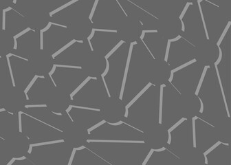 Poster - Abstract background with shadow pattern of interconnected dots