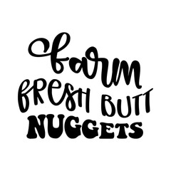 Wall Mural - Farm Fresh Butt Nuggets