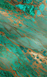 © SuFiSa - Turquoise marble surface. Stone granite background for design. Nature backdrop. Rock texture with cracks. Close-up.