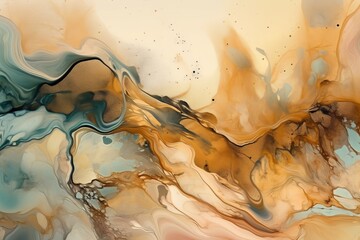 Wall Mural - multicolored alcohol ink pattern