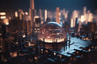 Shining City: A Futuristic Metropolis of Metal, Glass and Steel