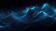 © Yeti Studio - Digital data background. Luminous dots connected by glowing network. Based on Generative AI