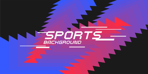 Poster - Sports poster. abstract background with geometric elements. A composition of various shapes.