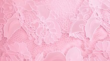 Pink Lace Texture Background. Generative Ai.