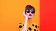 © Fox Ave Designs - Vintage retro hipster chic woman model. Abstract fashion photography.
