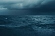 © The 2R Artificiality - blue ocean and overcast clouds may be seen. Generative AI