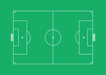 Wall Mural - Soccer / Football design template,free copy space, vector	