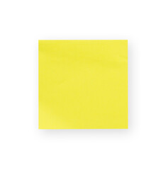 Poster - Blank yellow paper isolated with shadow