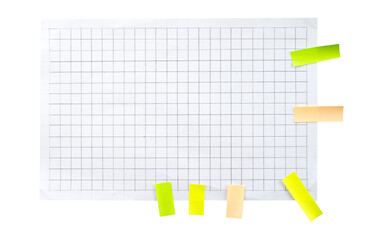 Poster - Grid paper with note tape