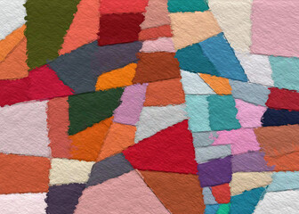 Wall Mural - colorful abstract mosaic with a rough texture background. colored square pattern background. picture