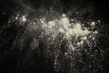 Poster - Abstract white dust particle texture