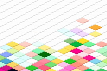 Wall Mural - colorful abstract mosaic with a rough texture background. colored square pattern background. picture
