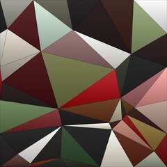 Wall Mural - colorful triangles pattern with a rough texture background. background texture wall and have copy sp