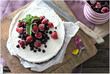 Beeren Torte Kuchen mit Oreo Boden