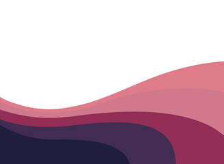Wall Mural -  Abstract purple wave and space to put text vector illustration design purple background color geometric creative for business banner, poster, flyer, card, cover