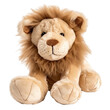 Lion Plush Toy: A Furry Friend's Close-up Cuteness. Generative AI