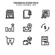 © Fahmi Somdi Std - Feedback icon or logo isolated sign symbol vector illustration - Collection of high quality black style vector icons