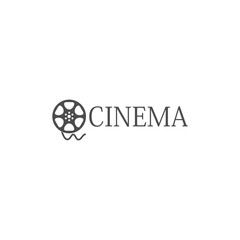 Poster - Cinema Film reel icon isolated on transparent background