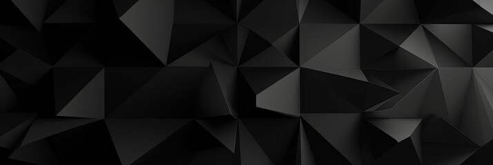 Wall Mural - Monochrome Geometric Abstract Design Template   Futuristic and Minimalist, Generative AI