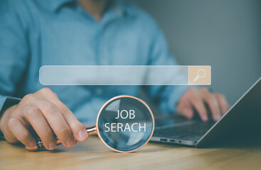 Wall Mural - information search technology mechanism optimization using a simulated magnifying glass search for i